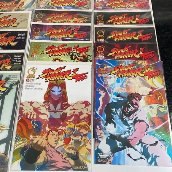 Lot of 17 Streetfighter/Streetfighter II Turbo & encyclopedia book comics ALL NM - Picture 3 of 12